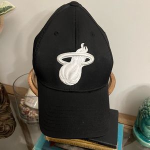 ADIDAS fitted Miami Heat NBA hat.